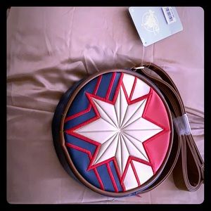 NWT Disney/Marvel Captain Marvel crossbody bag.